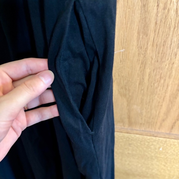 Old Navy Women’s Black Cotton Smocked Midi Dress - Size Large - Picture 4 of 7